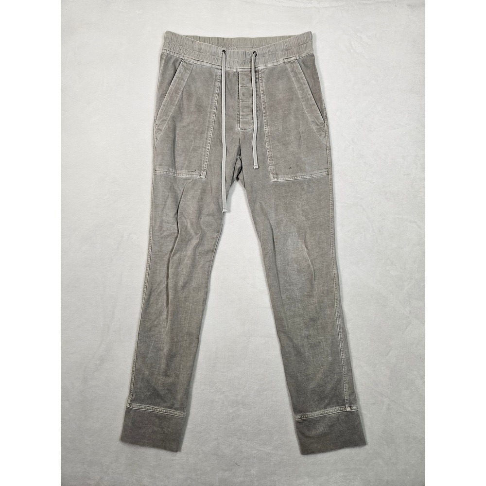 Standard James Perse Men Grey Cotton Drawstring Jogger Pants MDNW1185 Size 0